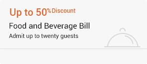 Upto 50% Discount on Food and Beverage