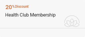 20% Discount On Health Club Membership