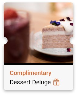 Complimentary Dessert